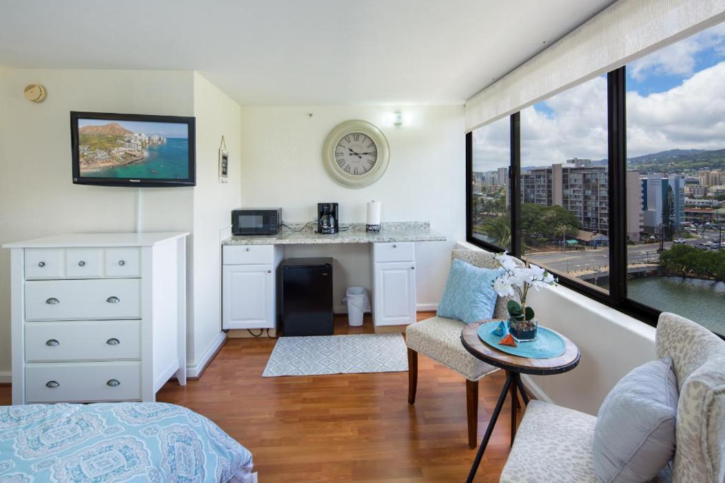 هونولولو Modern Waikiki Sleek Studio المظهر الخارجي الصورة